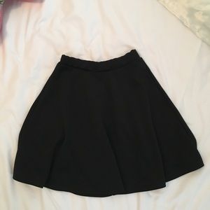 Black skater skirt